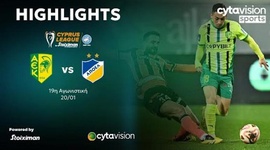 First Division: AEK Larnaca 2 - 1 Apoel (2024-2025)