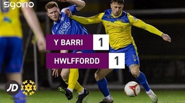 Premier League: Barry Town United 1 - 1 Haverfordwest (2023-2024)