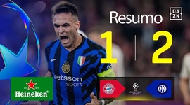 Liga Campeões: Bayern München 1 - 2 Inter (2024-2025)