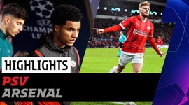 Liga Campeões: PSV 1 - 1 Arsenal (2023-2024)