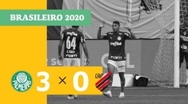 Brasileirão: Palmeiras 3 - 0 Athletico-PR (2020)