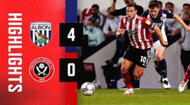 Championship: WBA 4 - 0 Sheffield Utd (2021-2022)