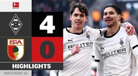 Bundesliga: Mönchengladbach 4 - 0 FC Augsburg (2025-2026)